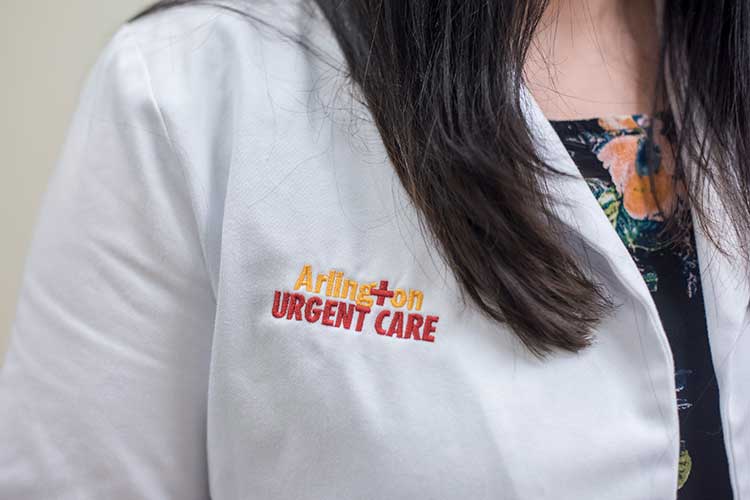 physicians coat at Arlington Urgent Care in Ohio